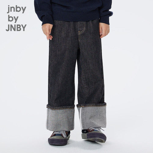 江南布衣童装直筒牛仔长裤休闲舒适折扣男女童jnbybyjnby