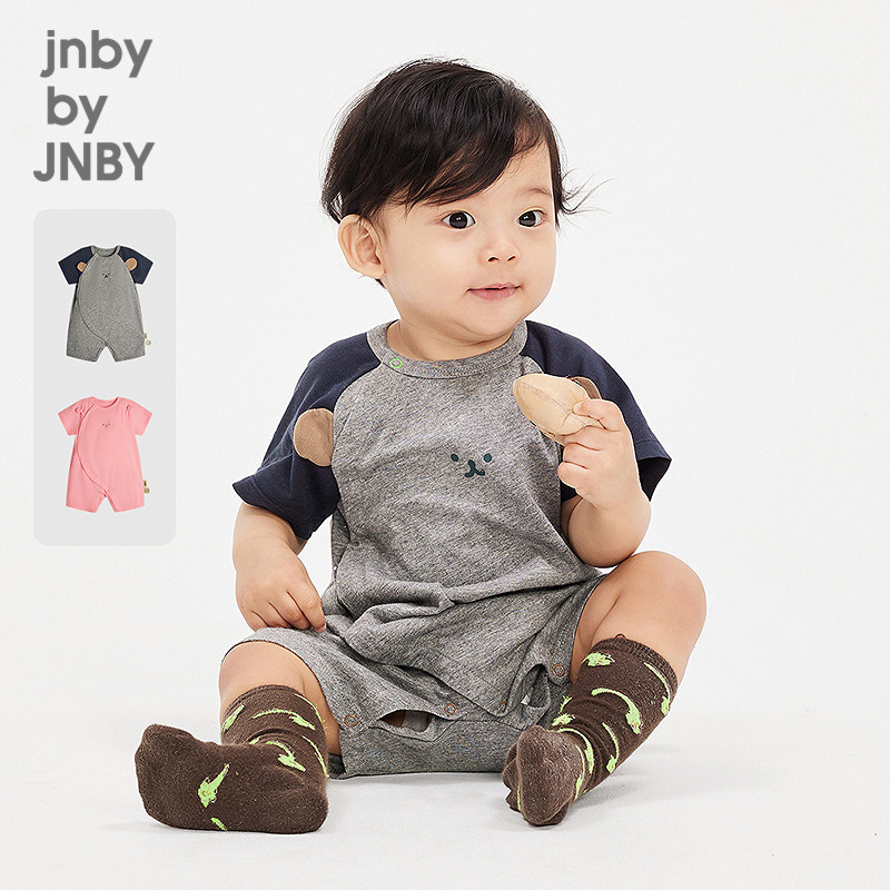 新款江南布衣婴童短袖连体衣25夏男女童婴儿jnbybyjnbyY