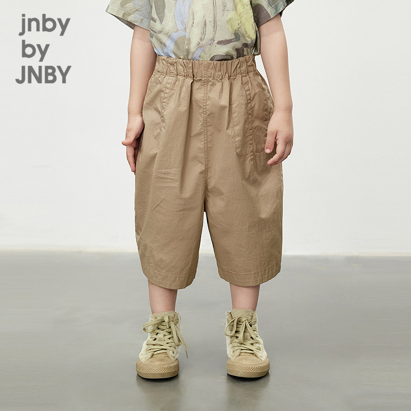 江南布衣童装七分裤落裆宽松休闲简约春夏男女童儿童jnbybyjn