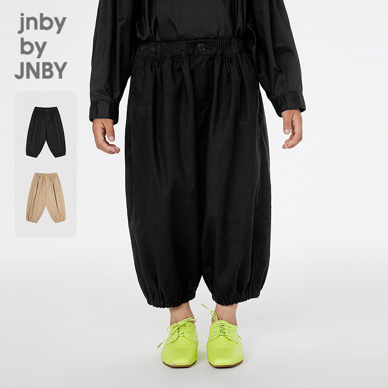 新款江南布衣童装宽松束脚七分裤休闲舒适25春男女童jnbybyjnby