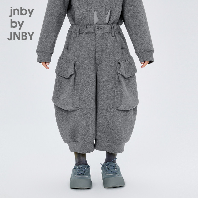 江南布衣童装宽松落裆七分裤秋男女童jnbybyjnby1O7E1