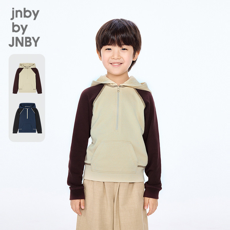 江南布衣童装连帽套头卫衣日常休闲25秋男女童jnbybyjnby