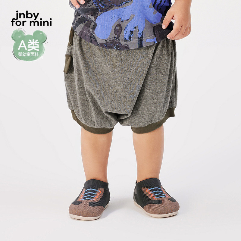 江南布衣婴童短裤灯笼裤拼接休闲宽松夏男女童婴儿jnbybyjnb