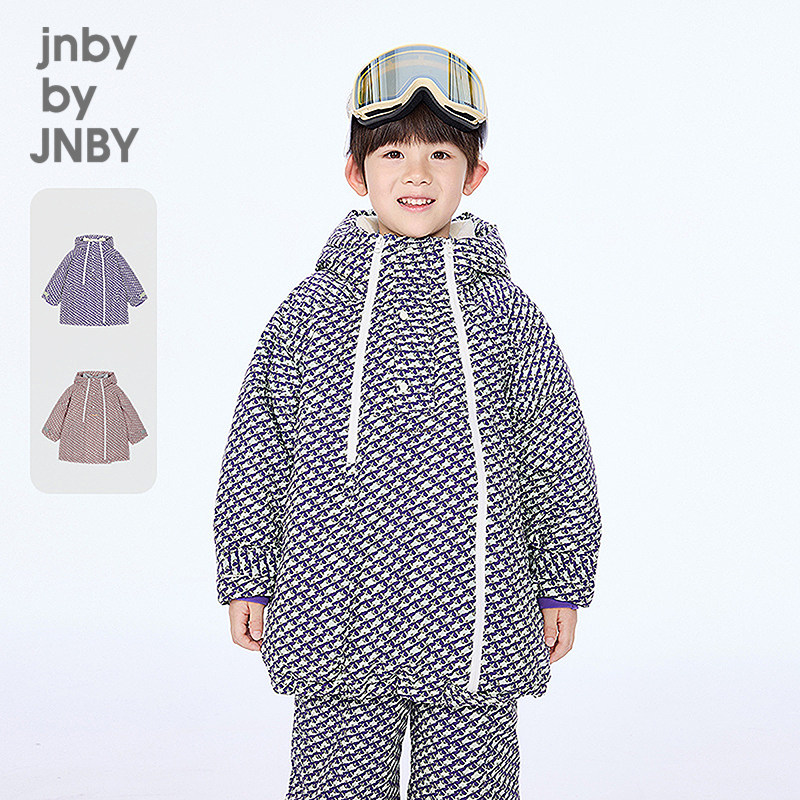 【运动系列】江南布衣童装中长款羽绒服H型25冬男女童jnbybyjnby