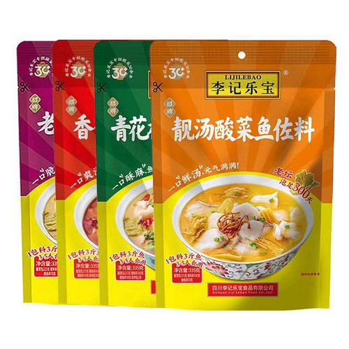 李记乐宝335g眉山四川酸菜鱼佐料