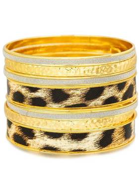 豹纹手炼女性豹纹多层女性手炼流行搭配