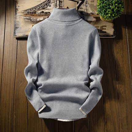 Men winter warmth turtleneck sweater pullover knitwear 毛衣