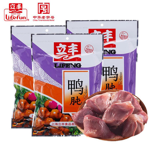 立丰148g鸭肫原味上海特产
