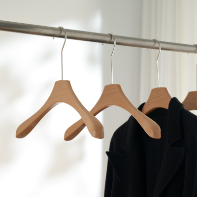 塑料仿榉木男女西服装店专用衣架