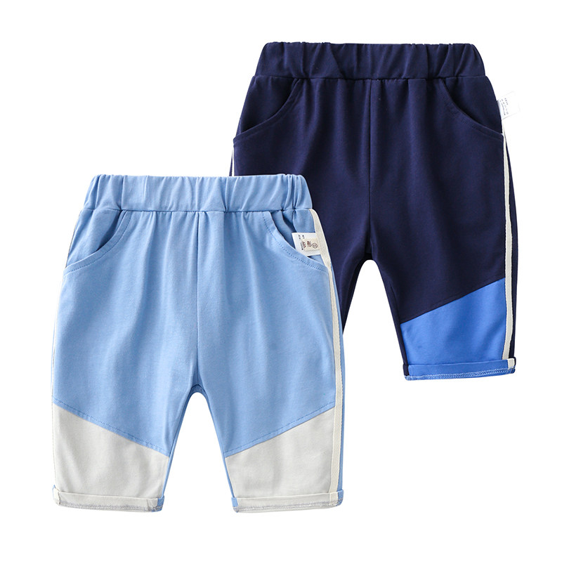 儿童七分裤男童短裤薄款纯棉中裤夏季宝宝裤子韩版运动休闲裤帅气