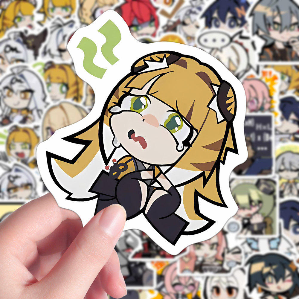 171张绝区零小表情贴纸热门二次元动漫角色Q版周边趣味贴画自粘