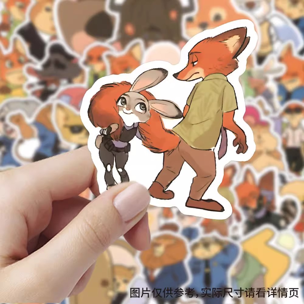 疯狂动物城朱迪尼克贴纸116张