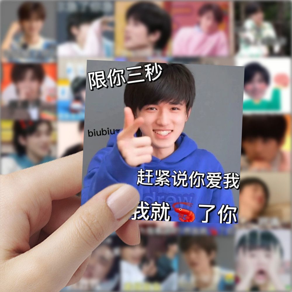 宋亚轩表情贴纸搞笑周边沙雕手账diy装饰手机笔记本贴画防水明星