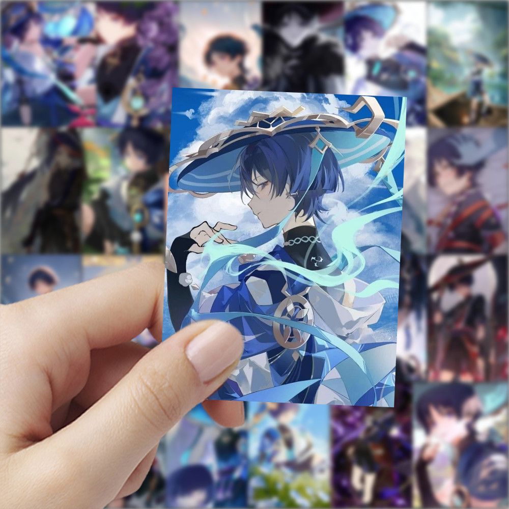 散兵流浪者原神贴纸自粘手账装饰贴画ins风周边同款大头贴手机壳