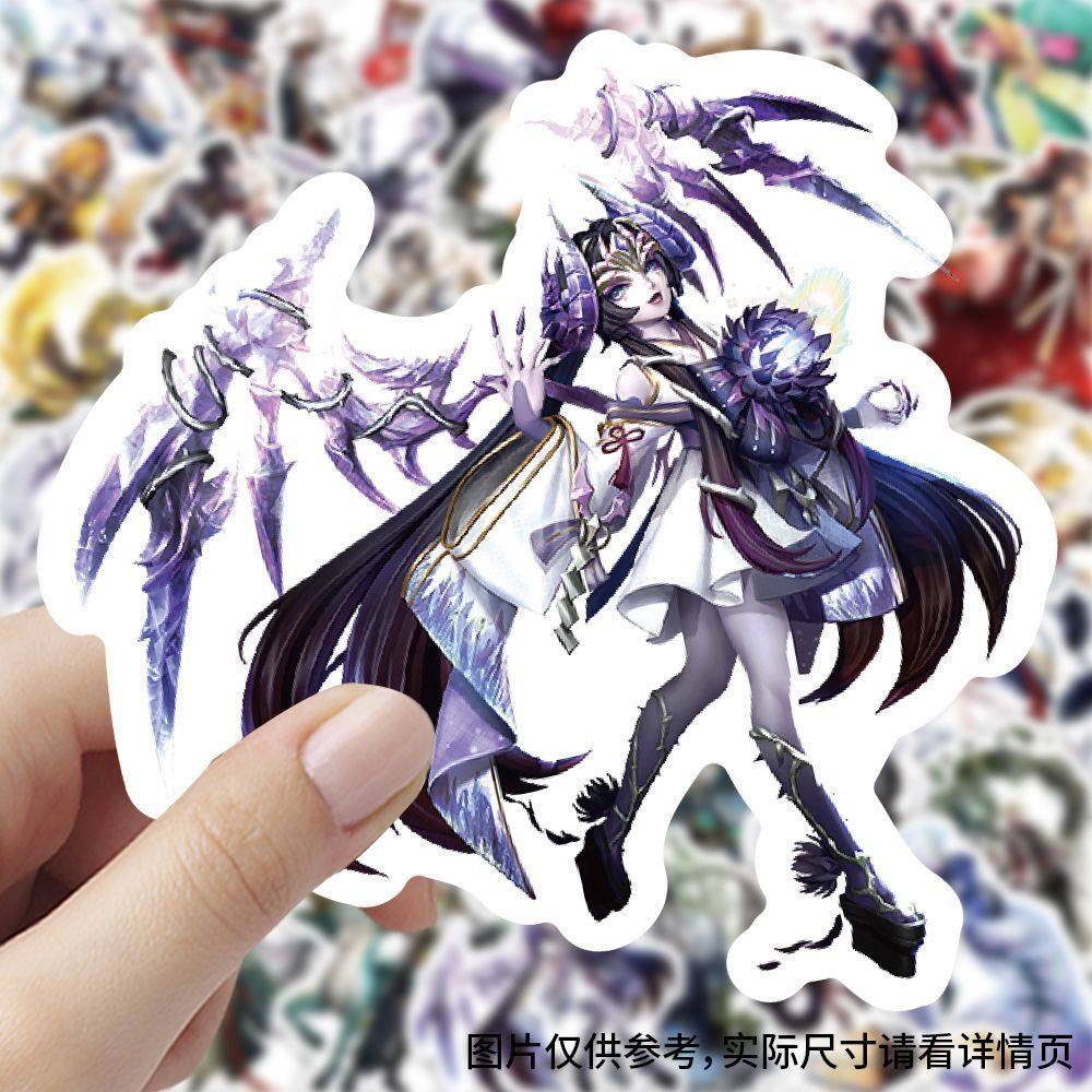 60张决战平安京游戏角色贴纸卡通二次元周边手机手账diy装饰贴画,文具电教/文化用品/商务用品,贴纸/立体贴纸,淘宝优惠券,粉丝福利购,淘宝优惠卷