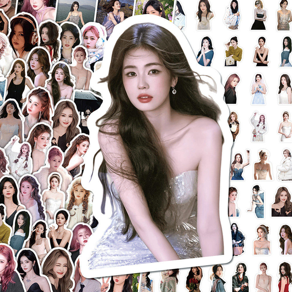 206张新款白鹿贴纸ins风高颜值美照写真周边diy手帐本手机壳