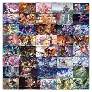 126贴原神周边经典 饰贴画 语录合集贴纸高颜值二次元 手机行李箱装