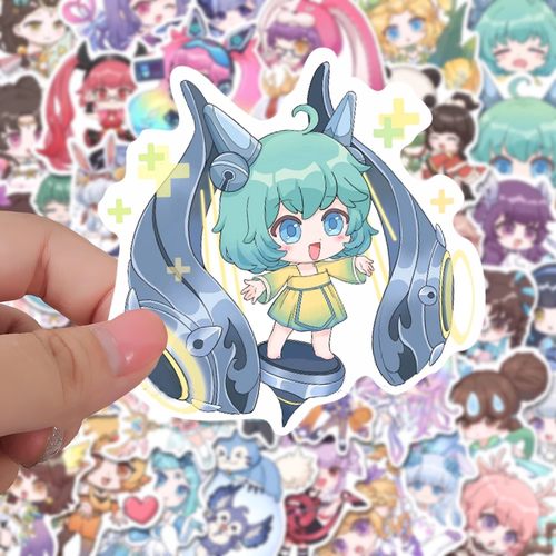 王者荣耀Q版人物贴纸游戏周边