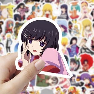 180物语系列贴纸动漫可爱少女贴纸二次元周边DIY装饰防水手账贴画