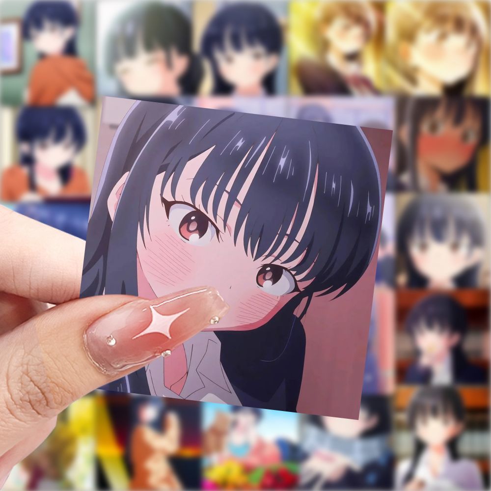 177张动漫二次元贴纸青春恋爱物语手账周边防水手机diy贴画可爱