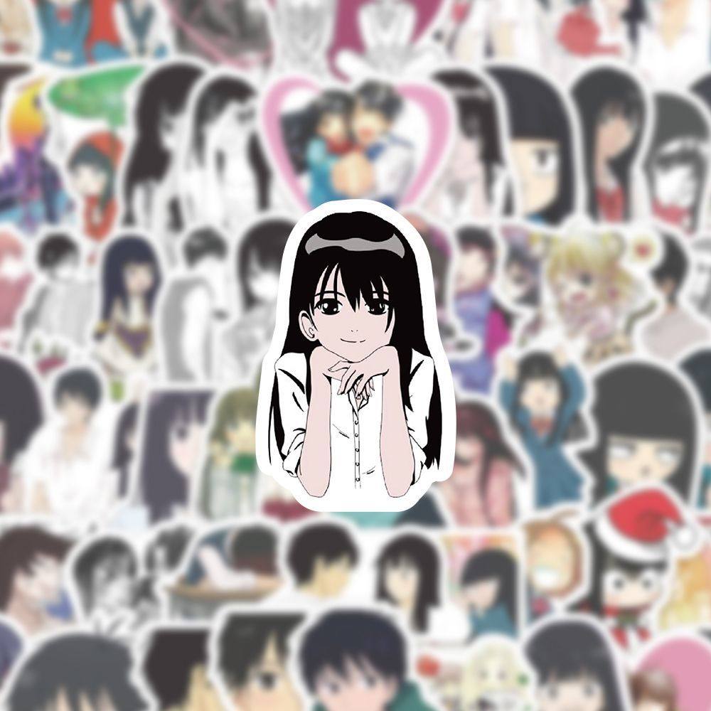 240张  好想告诉你贴纸动漫周边可爱人物装饰diy水杯手机桌面贴画