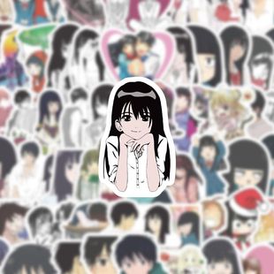 240张 饰diy水杯手机桌面贴画 好想告诉你贴纸动漫周边可爱人物装