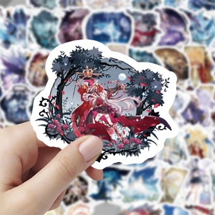 奥拉星涂鸦朋克美漫系列桌面防水动画手账装饰儿童贴纸动画二次元