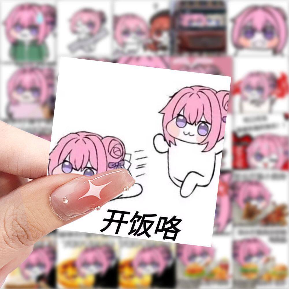 爆款可爱Doro表情包贴纸搞笑沙雕趣味表情包贴画装饰diy手机贴画