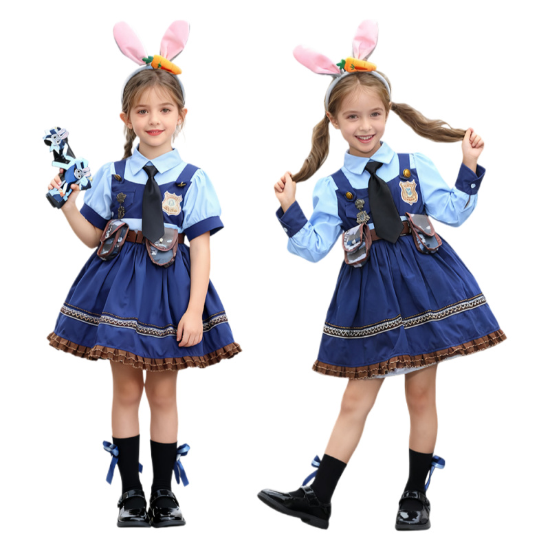 朱迪兔子警官女童洛丽塔裙