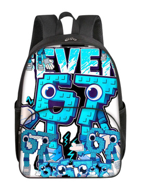 67梗 six seven 16寸圆形口袋书包中小学生儿童休闲双肩背包