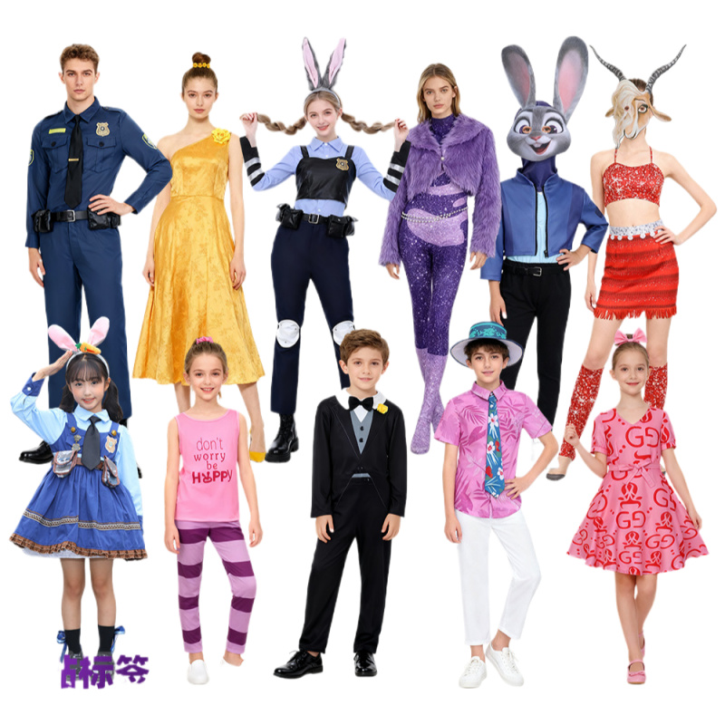 尼克狐朱迪兔童装cosplay
