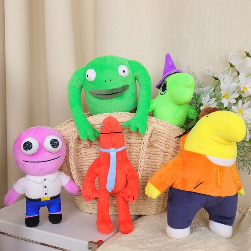 新款 Smiling Friends微笑朋友毛绒公仔生日礼物青蛙先生玩具