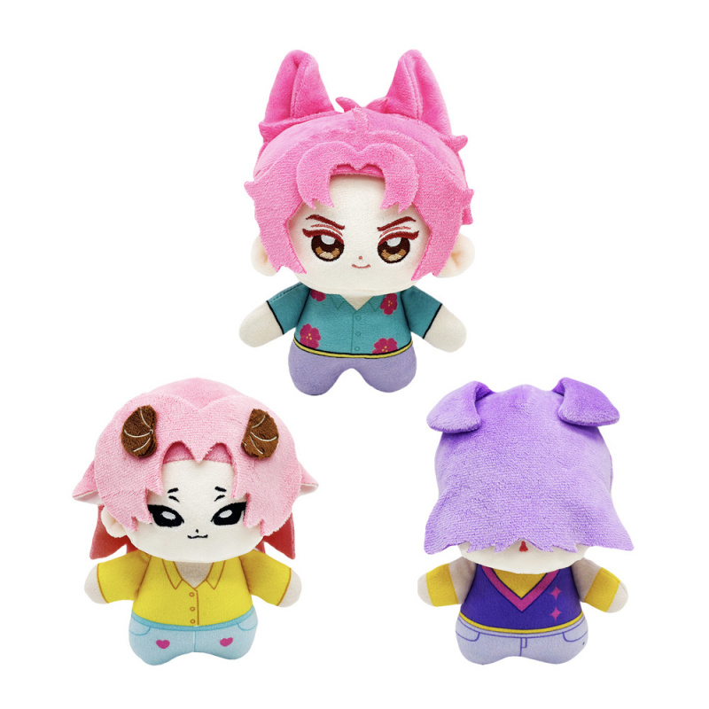 Kpop猎魔女团男团毛绒公仔