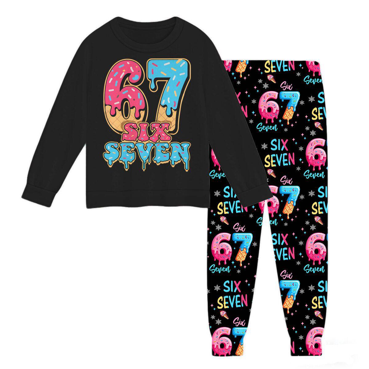 SixSeven67印花卫衣两