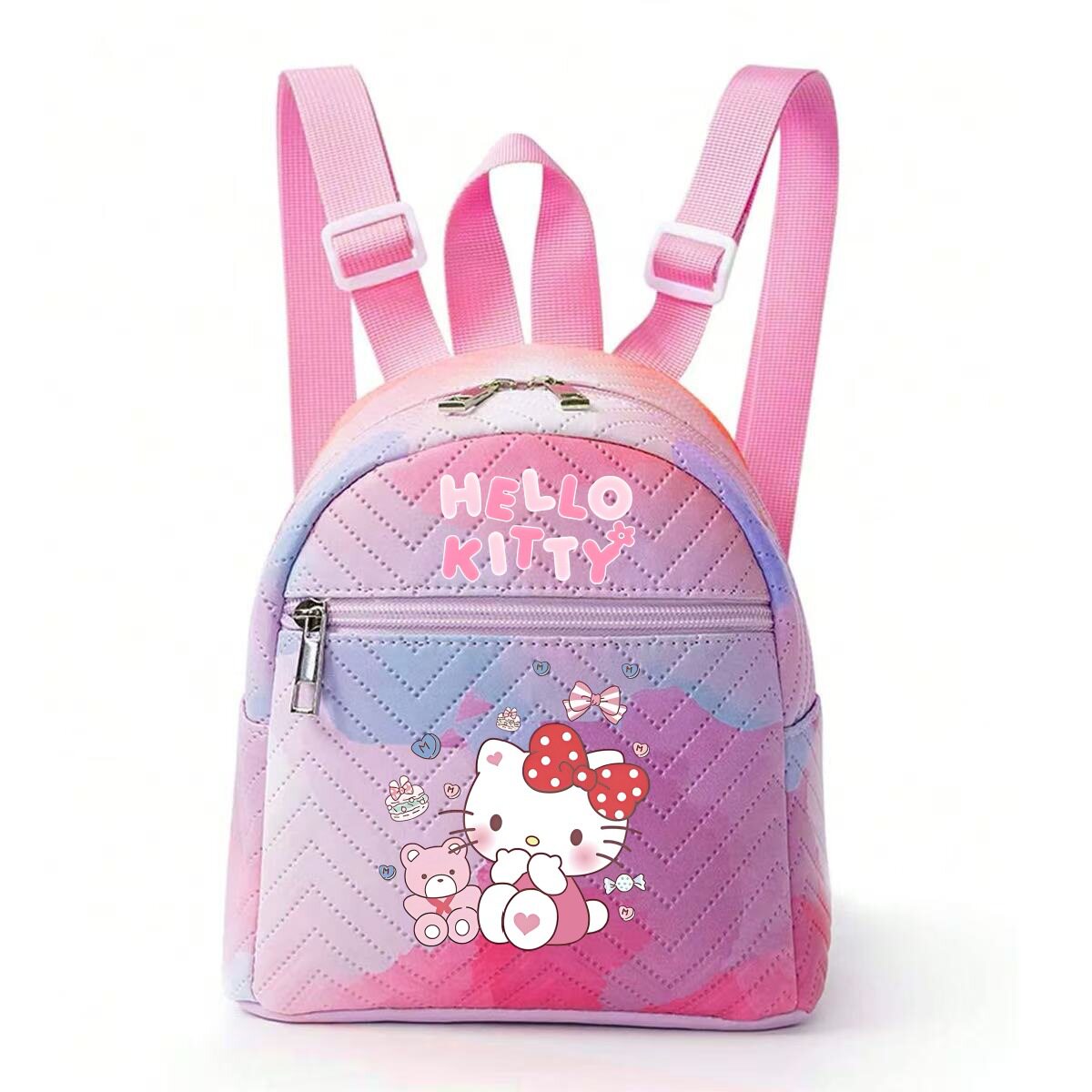 HelloKitty凯蒂猫书包女生多色校园背包简约糖果色百搭儿童双肩包