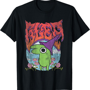 flowers圆领短袖 Glep T恤休闲宽松上衣 Friends Smiling