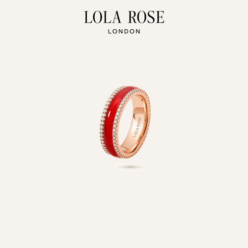 Lola Rose罗拉玫瑰 日心说进口戒指女情侣对戒生日礼物送女友