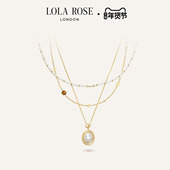 Lola Rose罗拉玫瑰 英国日心说系列进口叠戴项链女生日礼物