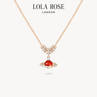 LolaRose罗拉玫瑰 Heliocentric 英国日心说红色项链女礼物
