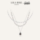 英国 Lola Rose罗拉玫瑰 光迹系列猫眼进口项链女礼物