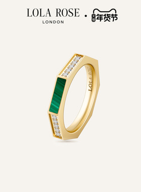 Lola Rose罗拉玫瑰 Octagon 英国八边形戒指女情侣款戒指生日礼物