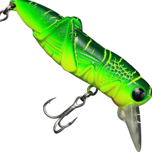 国人钓具路亚假饵昆虫蚂蚱蝗虫硬饵淡水钓草鱼鲤鱼青鱼鲢鱼专杀