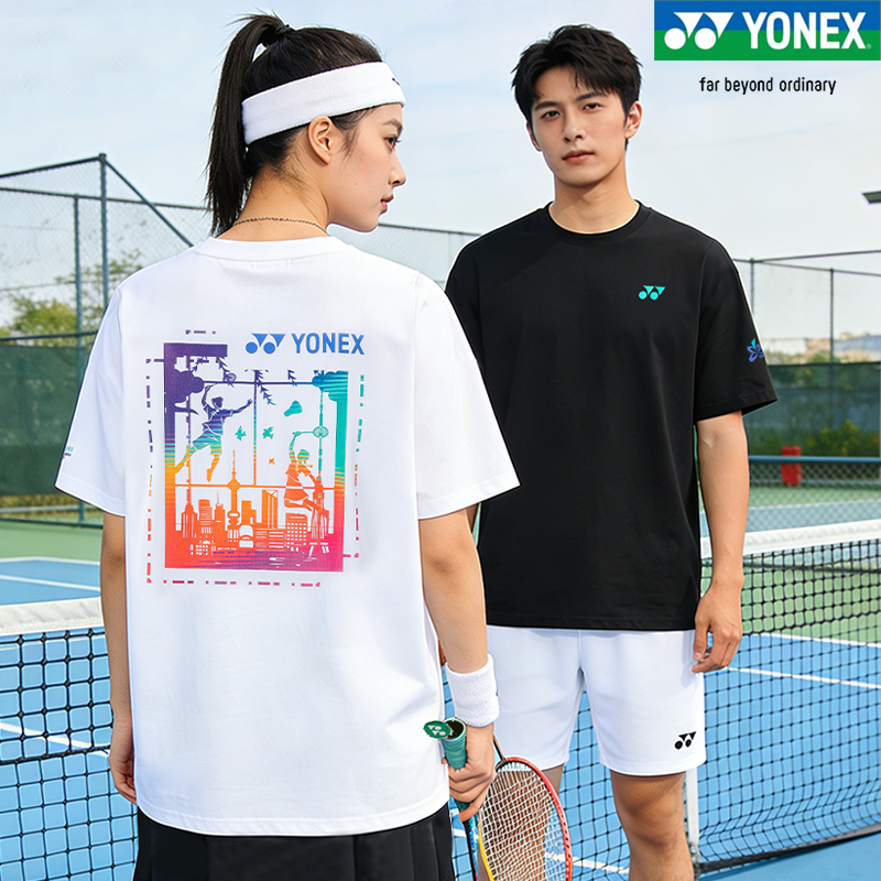 正品新款YONEX尤尼克斯羽毛球服上海公开赛速干T恤5153CR运动短袖