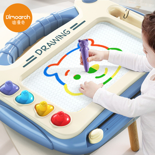 儿童画板家用幼儿磁性写字板一岁宝宝玩具2涂鸦3磁力画画可擦神器