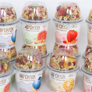 塘日塔格嚼饱饱风味酸奶草莓无花果菠萝蜜谷物脆蓝莓酸奶块谷物脆