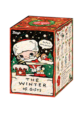 【百亿】POPMART泡泡玛特Zsiga收礼物的冬天系列手办盲盒玩具摆件