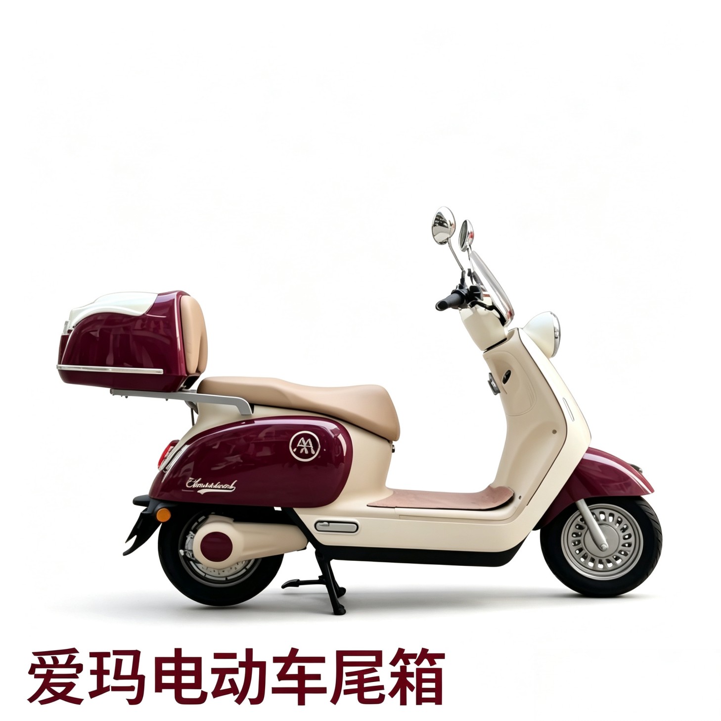 适用于 爱玛Q5电动车后备箱 爱玛仰望踏板摩托车大号头盔尾箱配件