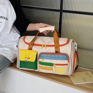 大容量短途旅行袋旅游包手提包女收纳袋轻便外出行李袋待产包出门