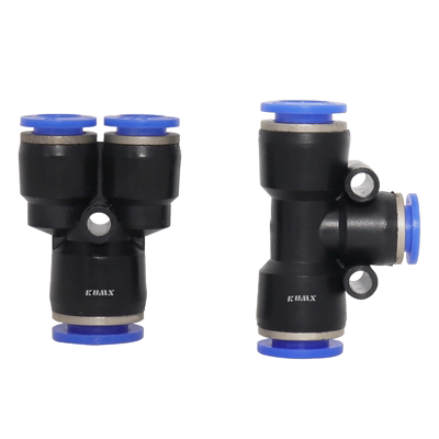 pu16直通三通快插气管快速PG接头