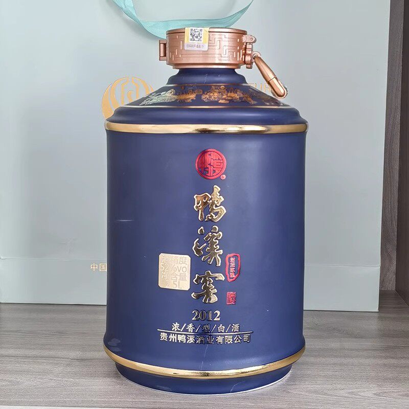 比甲子窖好喝 8年基酒+20年老酒勾调 鸭溪窖陈酿封坛52度2.5L每坛